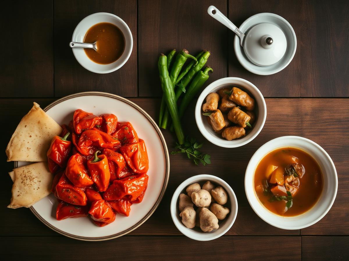 Pjata tradicionale: speca të mbushur, supë dhe gjellë shtëpie